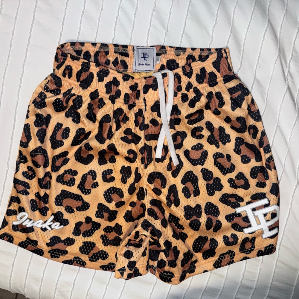 Inaka Power Women's Leopard Print Athletic Shorts